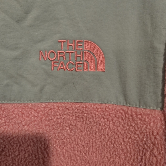 North Face Pink Full Zip Fleece Jacket XL (18) Girls AQGG F10 Explorers Gear - Picture 3 of 7